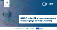 KUBO robotika – uvodno spletno usposabljanje za VIZ (1. termin)