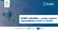 KUBO robotika – uvodno spletno usposabljanje za VIZ (2. termin) 