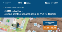 KUBO robotika – uvodno spletno usposabljanje za VIZ (1. termin)